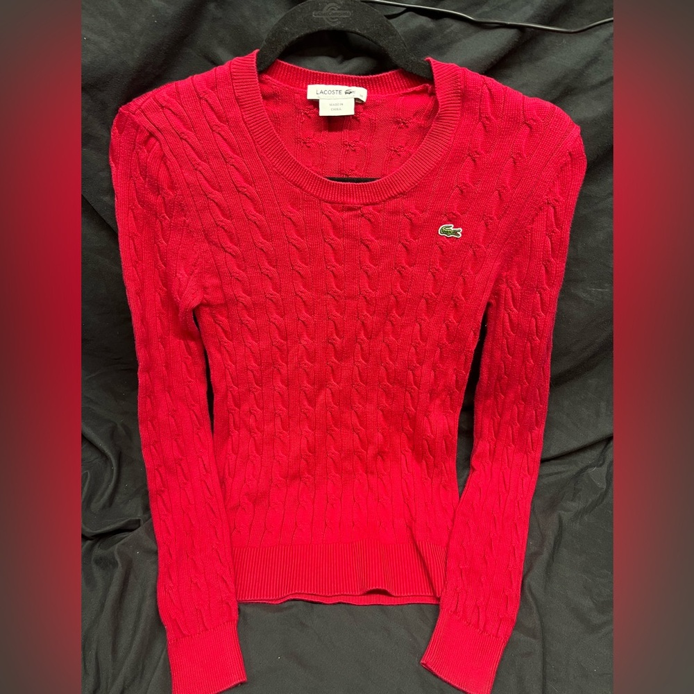Women’s Lacoste sweater size 36 us size 4